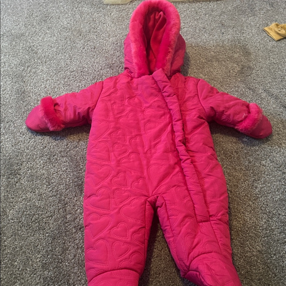Rothschild Pink Puffer Snowsuit
